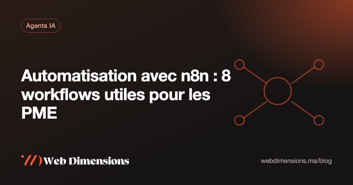 Automatisation avec n8n : 8 workflows utiles pour les PME