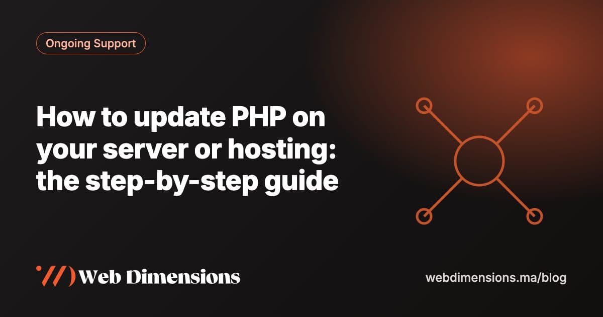 How to update PHP on your server or hosting: the step-by-step guide